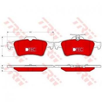 TRW Kit pastiglie freno OPEL,FORD,RENAULT GDB1621DTE