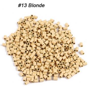 Light Brown Micro Ring Hair Extensions Tubes (500 Pieces, 3024x4mm)