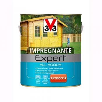 Legno Expert V33: Gel Impermeabilizzante Acqua – 0,75 L – Nuovo Noce Antico