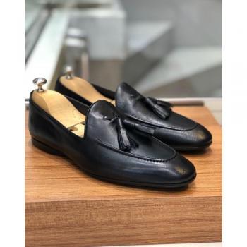 Zapatos de cuero PU para hombre estilo vintage HG204