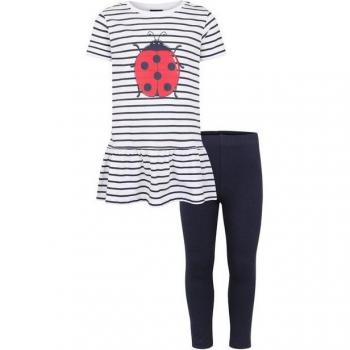 KIDSWORLD Shirt & Leggings Set für kleine Marienkäfer-Fans