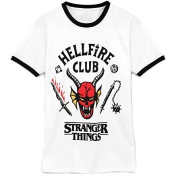 Stranger Things White 2XL Men’s T-Shirt, Short Sleeved