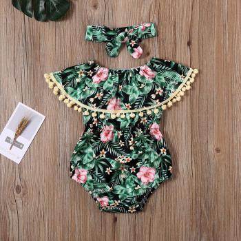 Bebé Mono Tropical Estampado