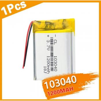 Pack LiPo rechargeable 3,7 V 1200 mAh – 103040 adapté aux e‑books et pads