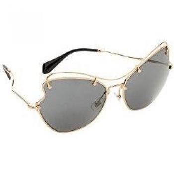 Miu Miu 0Mu56Rs 7Oe1A1 65 Sonnenbrille, Gold (Antique Gold/Greygradient)
