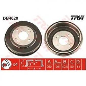 TRW Replacement Brake Drum DB4020