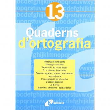 Quadern d'ortografia 13.