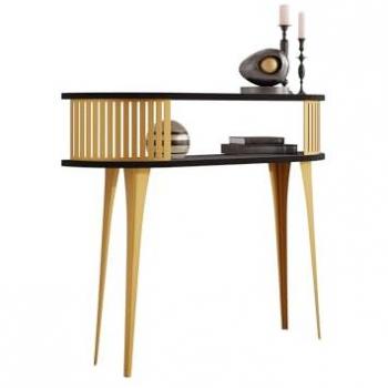 Mueble Sordore 112 Dorado‑Negro – Moderno y Funcional