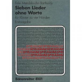 Partitions classique BARENREITER MENDELSSOHN F.