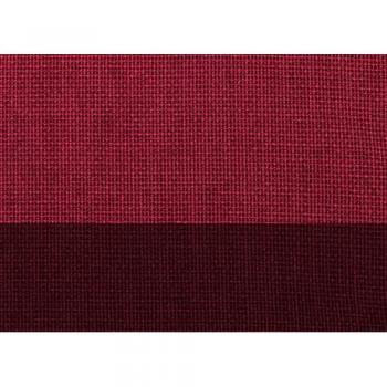 Copritavolo Intreccio per Salotto/Cucina 45x180 Bordeaux con Bordo Cinigliato