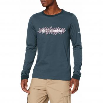 Columbia Herren Lodge LS Grafik-Longshirt – Night Shadow XL