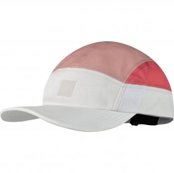 Cappellino Buff 5 Panel Go bianco rosa