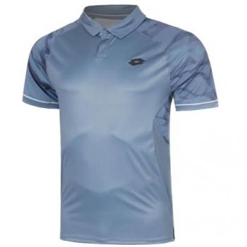Lotto Tech II Blaugrau Herren-Polo – Größe Small