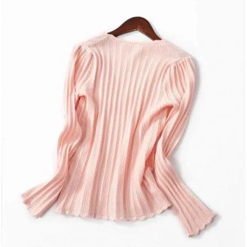 Pull à Dentelle V-Shape – Vécu Automnal en Viscose
