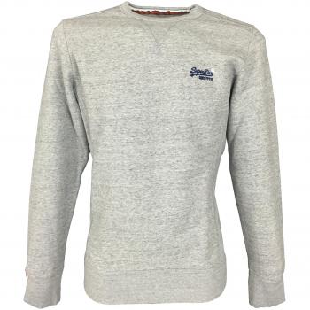 Superdry Herren‑T-Shirt Orange Label Logo, Grau, XXL