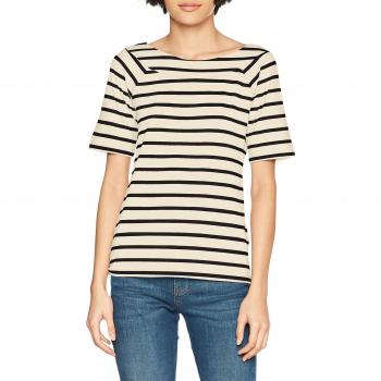 More & More Damen T-Shirt, Offwhite, Größe 40