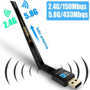 Adaptador Wifi USB Banda Dual Greatever