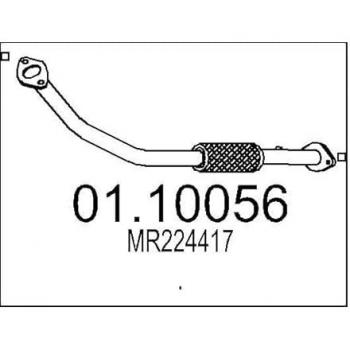 MTS Abgasrohr vorne MR224417