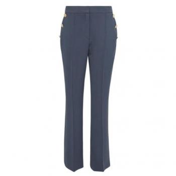 S.Oliver BLACK LABEL Modische Stoffhose in Blau