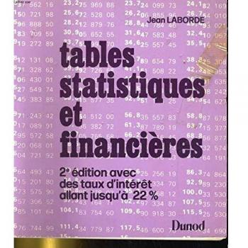 Tables statistiques et financières