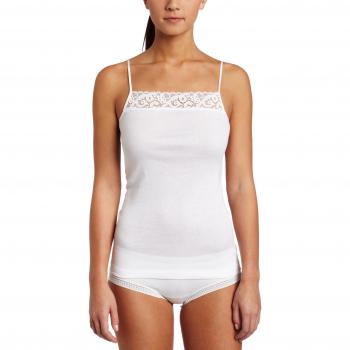 Camiseta de tirantes Hanro para mujer con blonda