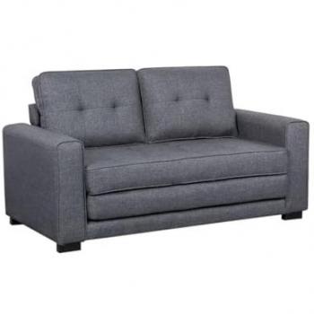 HTI-Living 2-Sitzer Schlafsofa Dunkelgrau