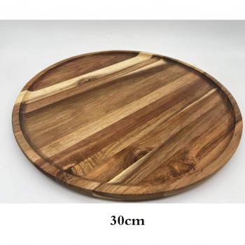 Solid Wood Dessert Serving Tray