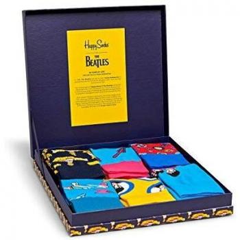 Happy Socks Pack de Calcetines, The Beatles Gift Box, 36-40