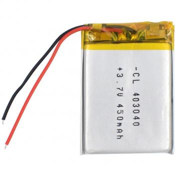 Batterie Rechargeable 3.7V 450mAh 403040 pour Tachygraphe