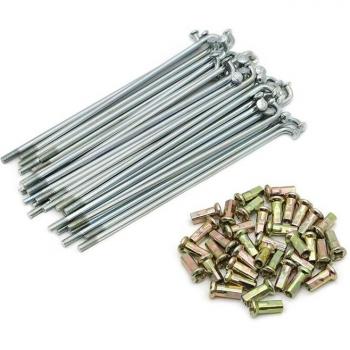 Juego Completo de Radios Rueda Trasera 16 para Yamaha TTR125/RT100