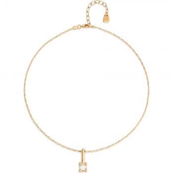 Elegant Golden Zirconia Necklace for Women