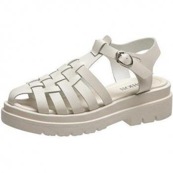 Muffin‑Toe Breathable Flats