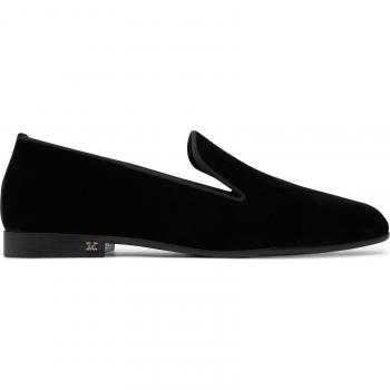 Nero Velvet Loafers Max Mara Slip 242452