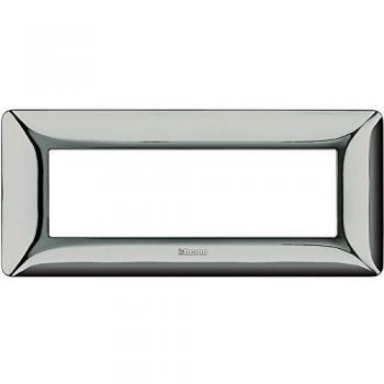 Bticino Placca Matix 6 Moduli Cromo Lucido AM4806GCR