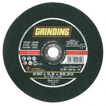 Industrial Grinding Disc 9.07″ x 0.27″, 22‑Grit