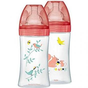 Dodie Biberones 0-6 meses Anticólicos Rosa 2x270ml