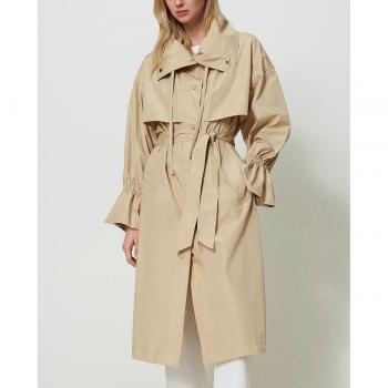 Classic Milk Color Twinset Coat – Women 38