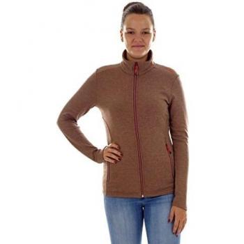 CMP Fleecejacke Funktionsjacke KRAGENJACKE BRAUN Stretch ATMUNGSAKTIV 3E15076 (46)