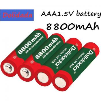 1.5V AAA Rechargeable Batteries 8800mAh with Battery Charger
