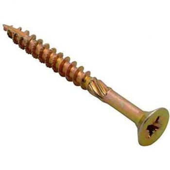 Forgefix Spectre PZ Compatible Wood Screw CSK ZYP 6.0 x 50mm Box 100 FORSPE650Y