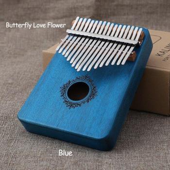 Instrumento Musical Kalimba Caoba 17 Teclas + Libro