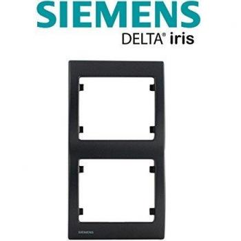 Delta Iris Plaque Verticale Double Anthracite SIE267020