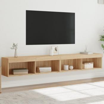 Sonoma Oak LED TV Stand