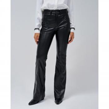 Salsa Jeans Pantaloni Donna Effetto Pelle Nero