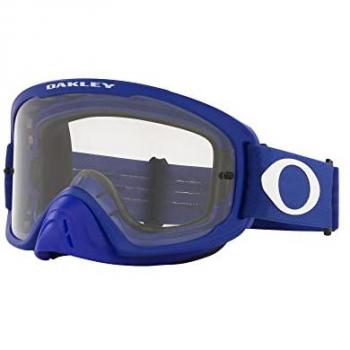 Lunettes de motocross Oakley O Frame 2.0 Pro Clear Blanc Bleu unique taille