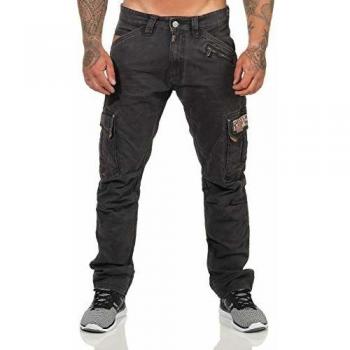 Pantalones de Hombre Timezone Rogertz, Gris oscuro, 38W x 34L