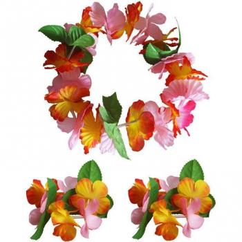 Ensemble de Fête Hawaïenne 3 Pièces