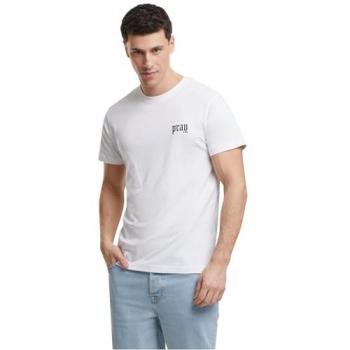 T-Shirt Mister Tee „Pray“ – Old English Wording, EMB, XL