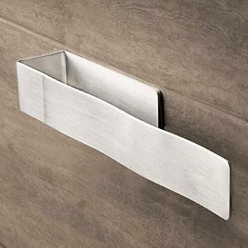 KAIROID Self-Stick Towel Ring with Stainless Finish