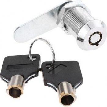 Furniture Cam Lock with Locking Plate and 2 Keys (16/20/25/30mm)